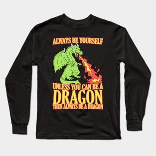 Cool Dragon For Men Women Boys Kids Mythical Dragon Lovers Long Sleeve T-Shirt